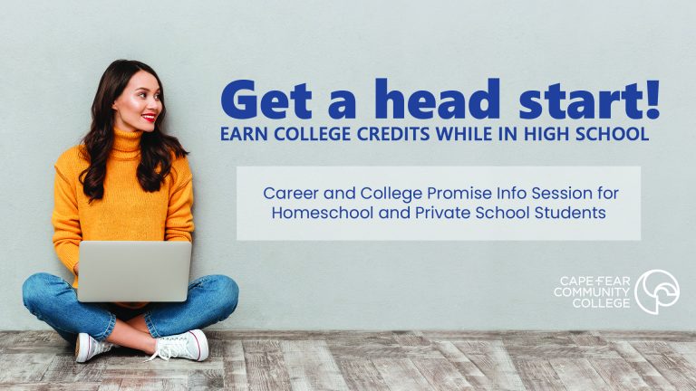 Get a head start - earn college credits while in high school!