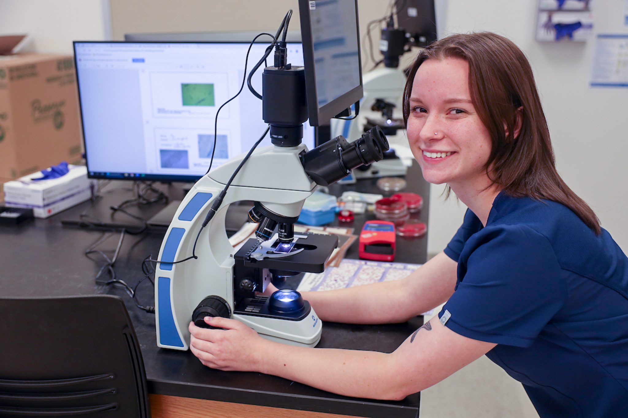 CFCC medical lab tech student turns her curiosity into a career choice ...