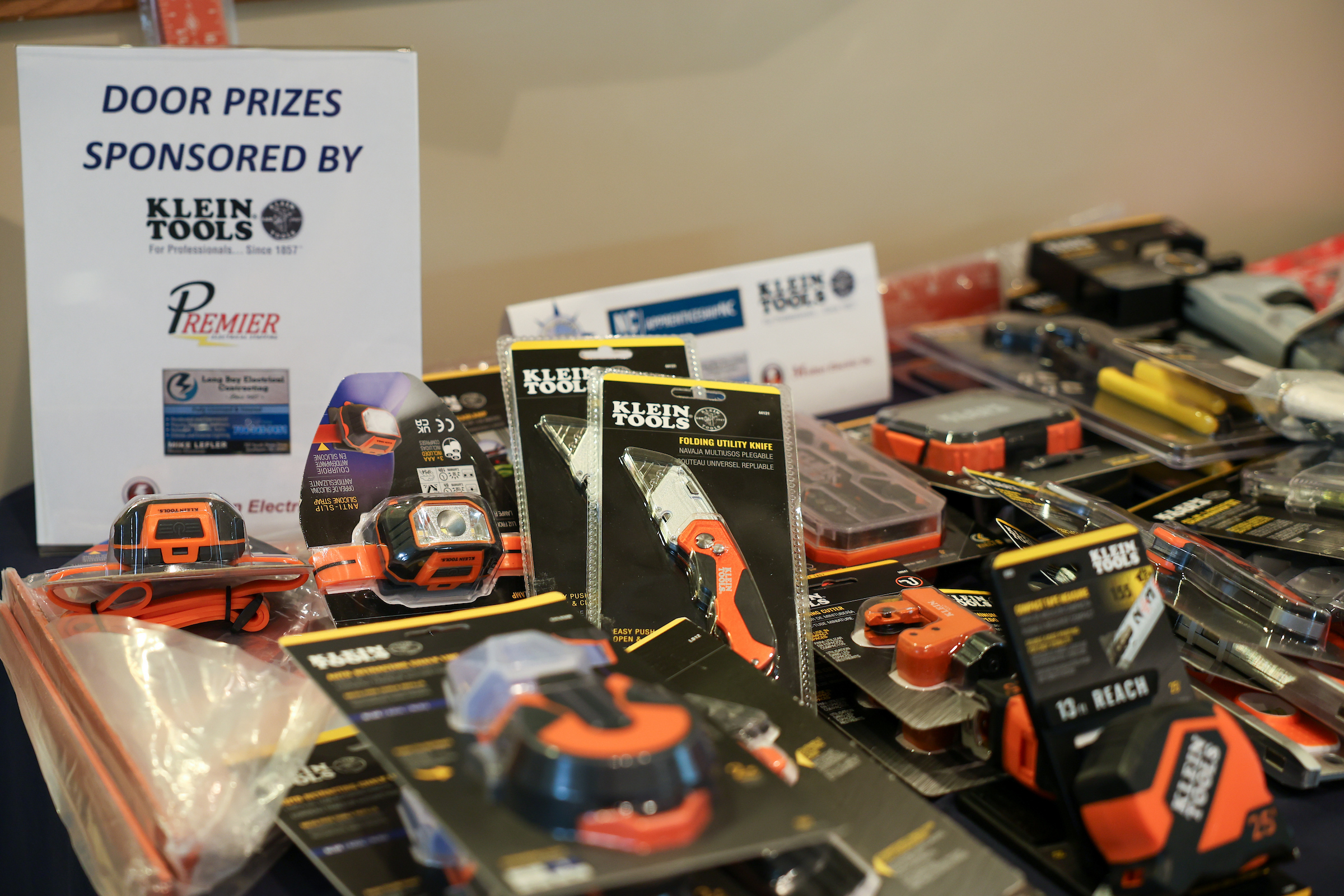 electrical tools donated by premier