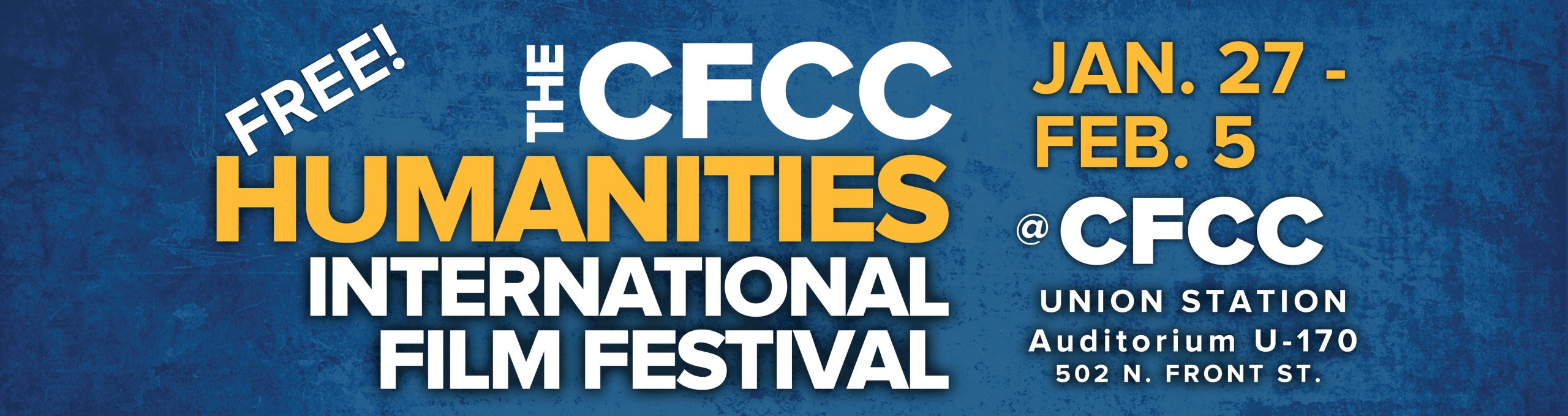 CFCC to Host 12th Annual International Film Festival