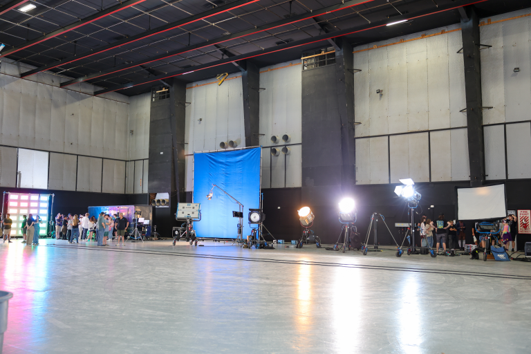 large studio set
