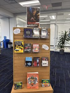 Another display of books relating to the Halloween Holiday Season